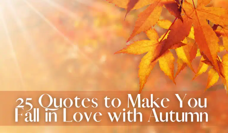 25 Quotes to Make You Fall in Love With Autumn