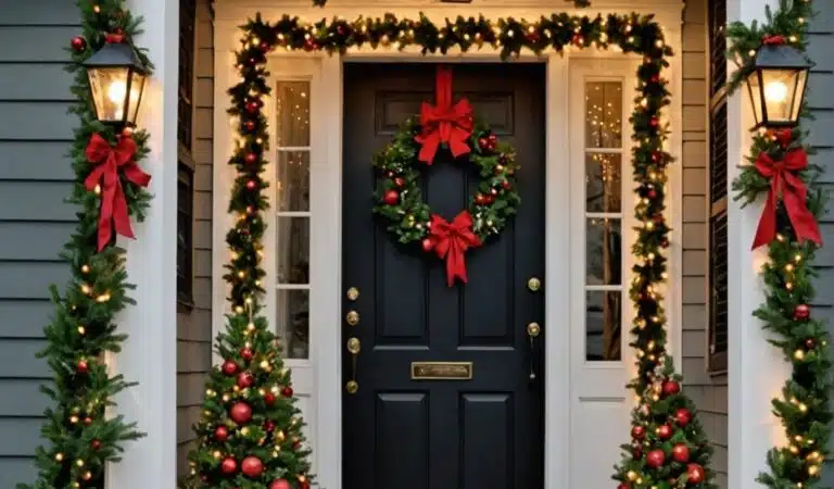 15 Festive Christmas Porch Decorating Ideas to Welcome the Holiday Spirit