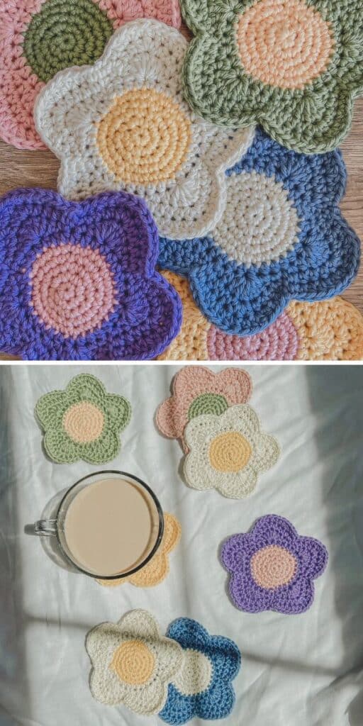 Beginner-Friendly Daisy Flower Coaster