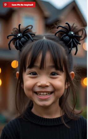 23 Creative and Easy Halloween Hairstyles for Kids