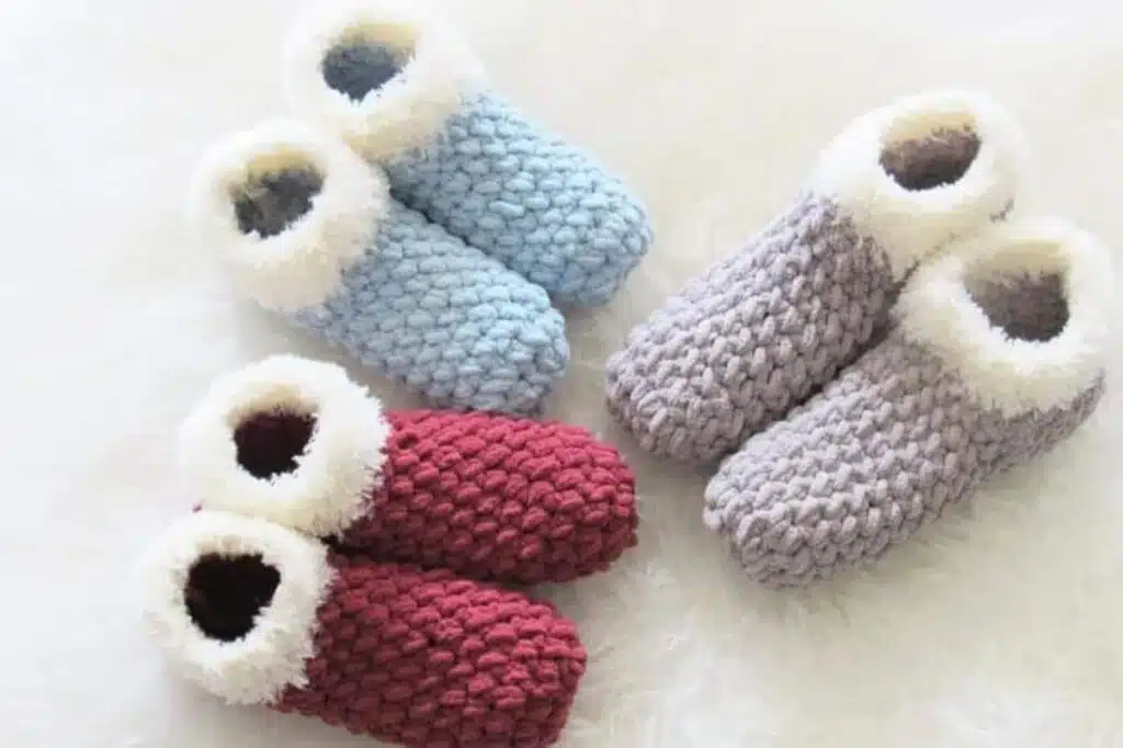 Chunky Crochet Slipper