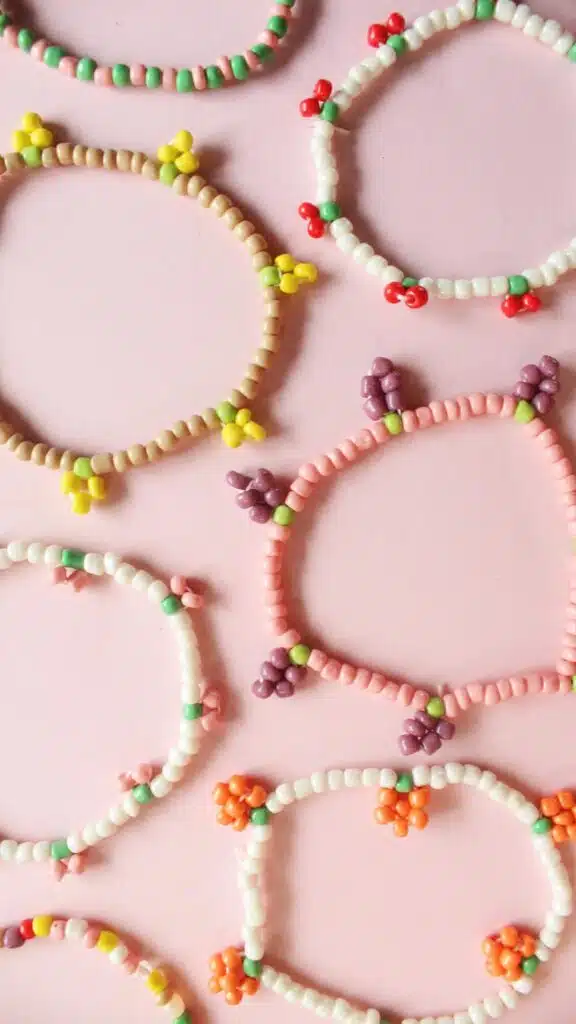 DIY Beaded Fruit Bracelets