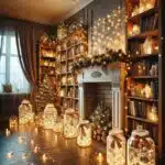 Chic and elegant Christmas decor ideas featuring gold accents and luxurious ornaments