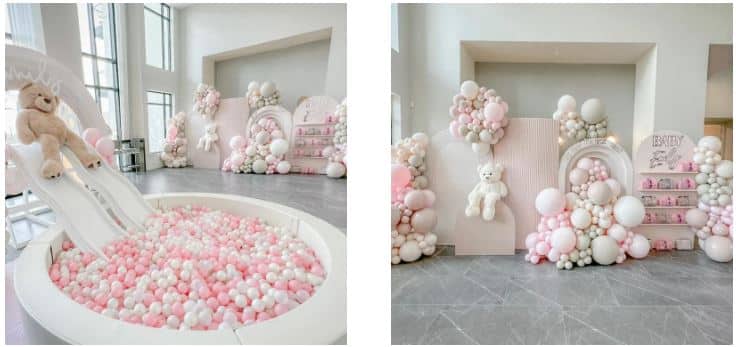 We Can Bearly Wait Pink Baby Shower Theme