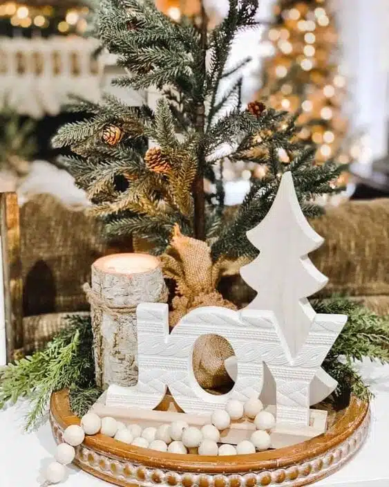 Christmas Coffee Table Decor