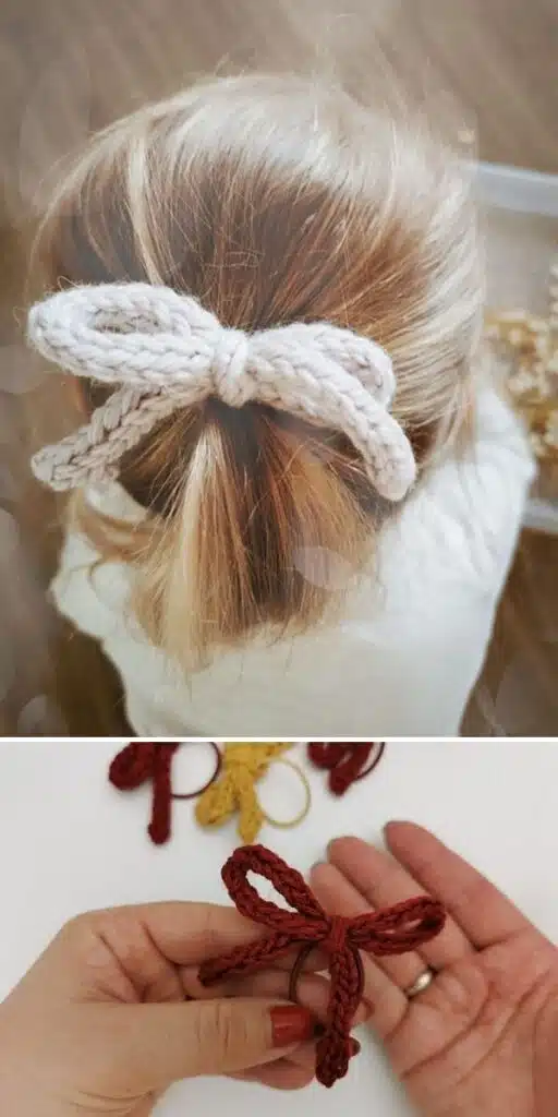 “Confetti” Bow Hair Tie