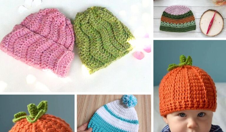 Crochet Baby Beanies for Cool Looks and Safe Walks in 2024