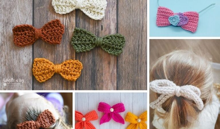 12 Versatile and Easy Crochet Bow Ideas for a Chic Look in 2024