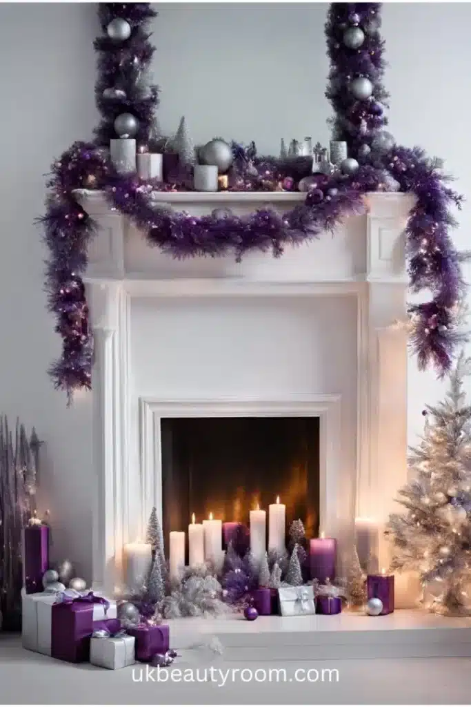 fireplace decor ideas for christmas