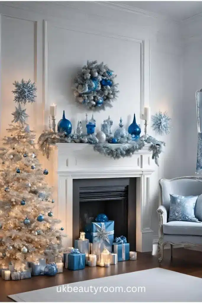 fireplace decor ideas for christmas