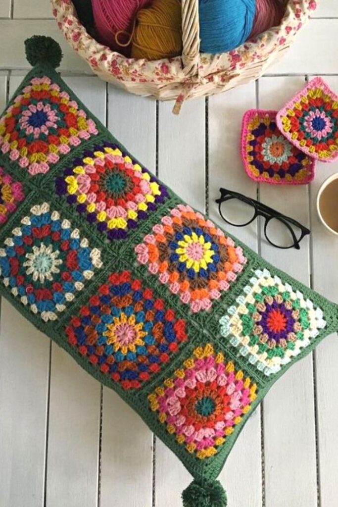 Crochet Cushion Cover