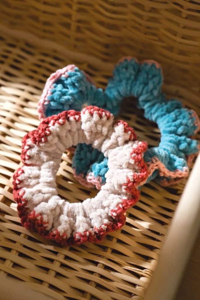 Crochet Hair Scrunchie