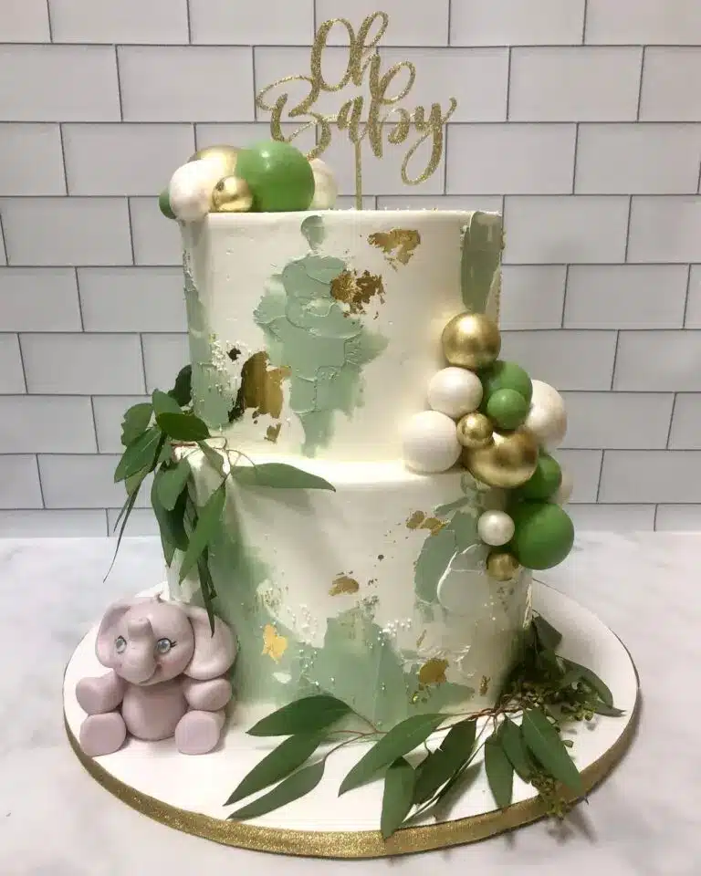 Go Wild Baby Shower Cake