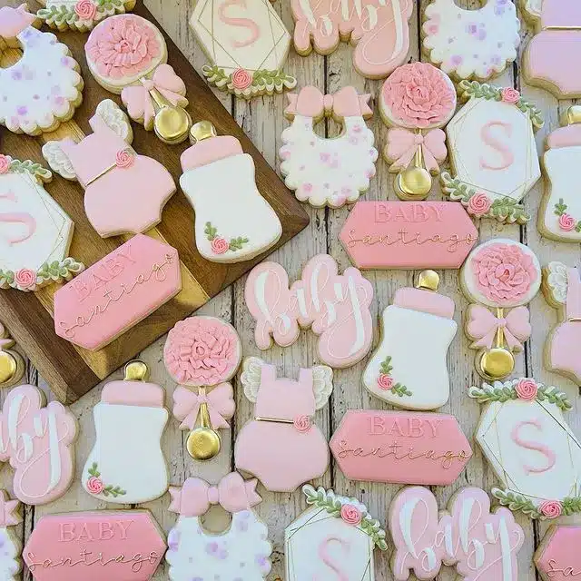 It’s A Girl Baby Shower Cookies