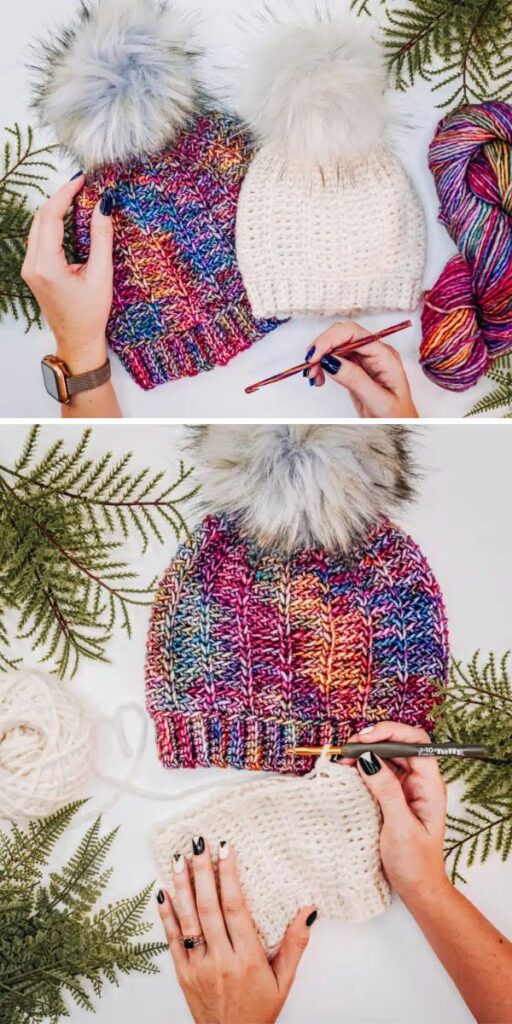 Juniper Knit-Look Crochet Hat