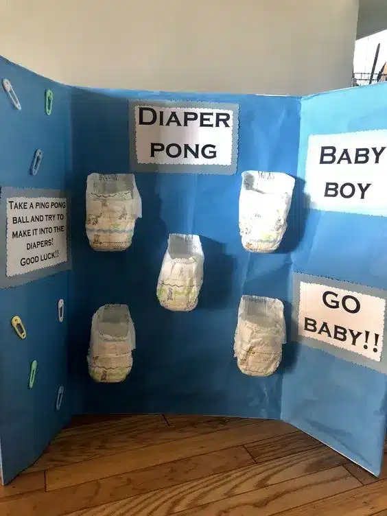 diaper pong blue