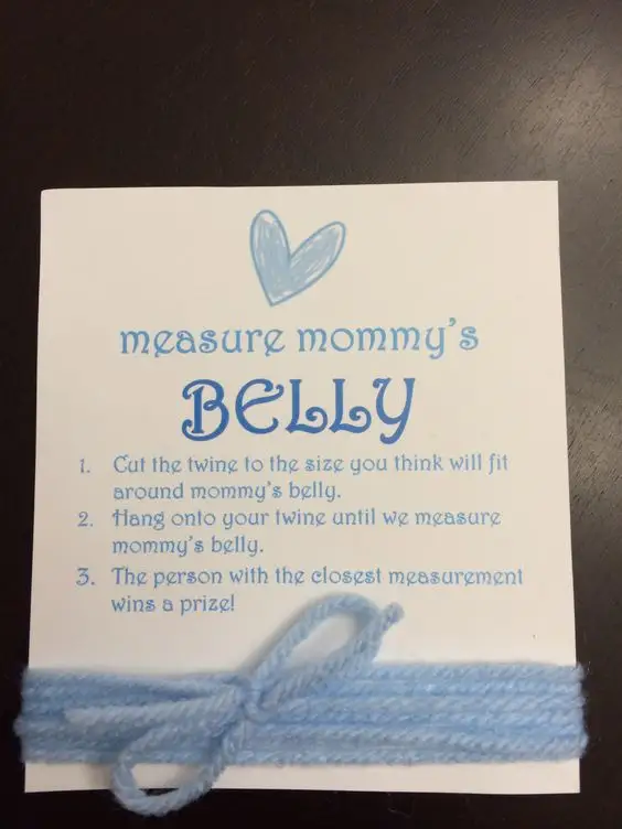 measure belly game