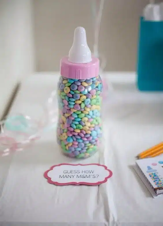 Baby Shower M&M Guessing Game