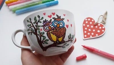 Owl friends mug