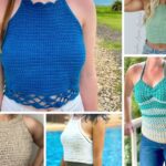 12 Summer Crochet Halter Tops for Comfy Wearing & Hot Outfits