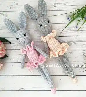 Cute Ballerina Bunny Pattern