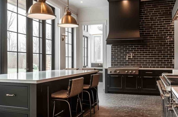 16 Brick Floor Kitchen Ideas for a Home With Timeless Style