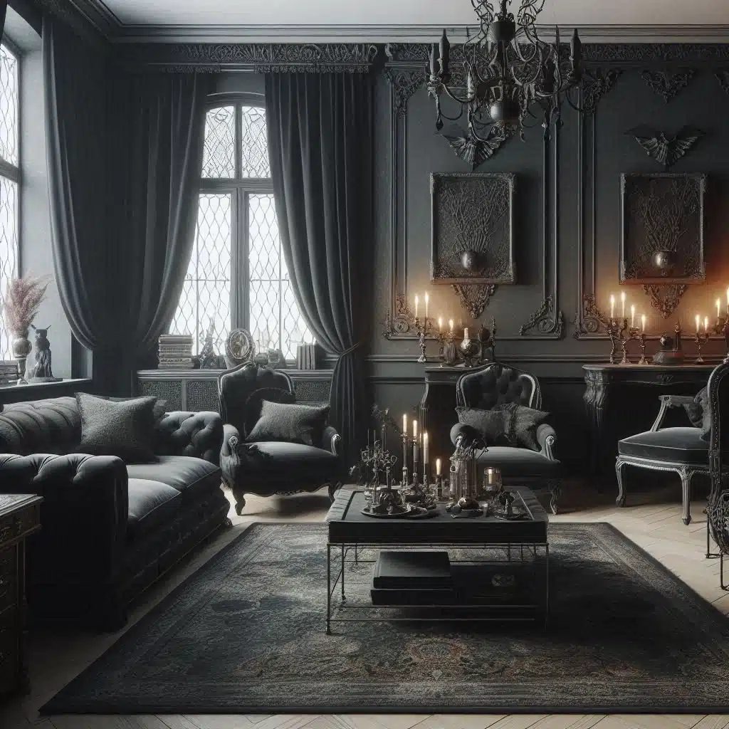 Gothic Living Room Ideas