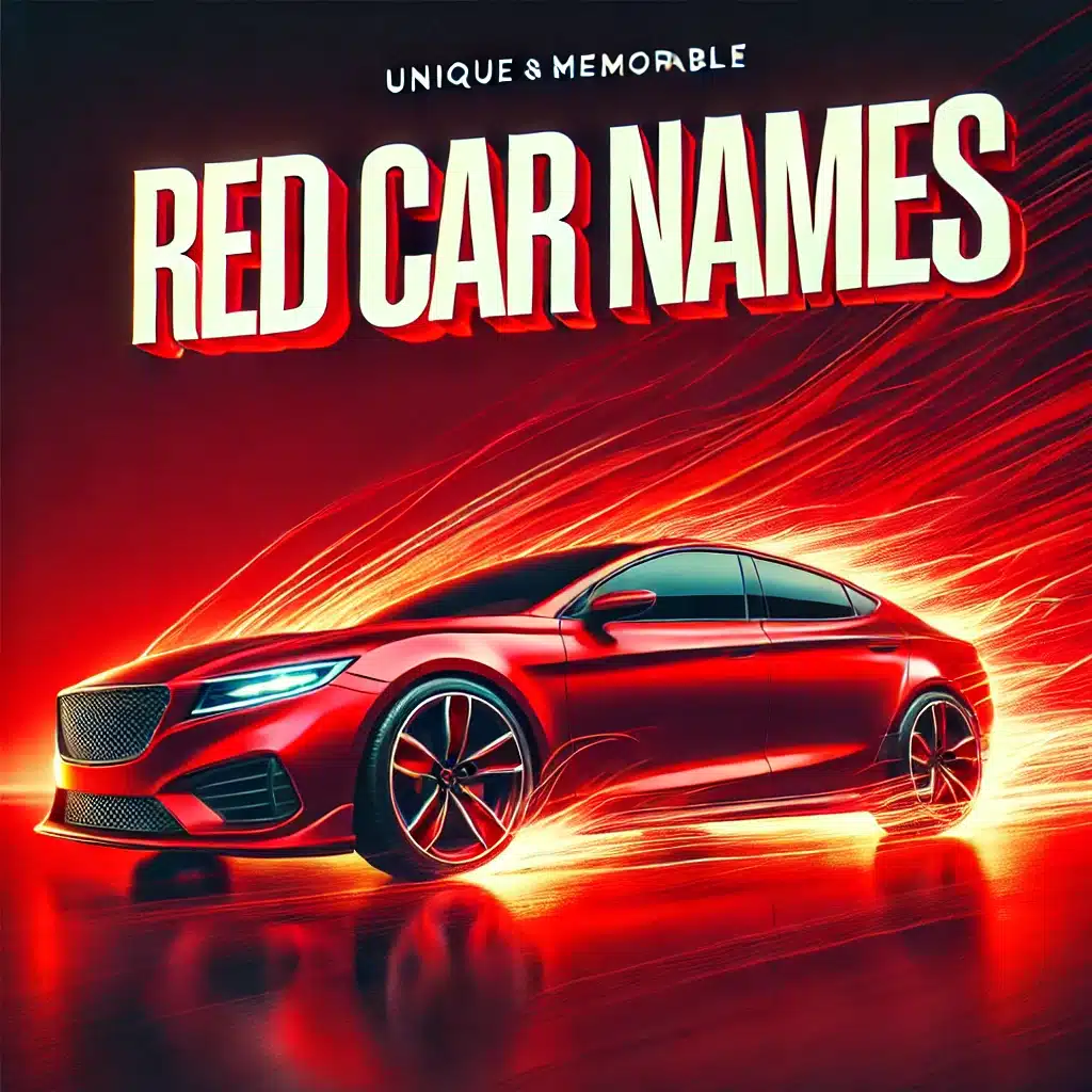 Red car names