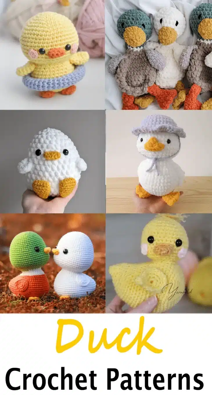 11 Cute Crochet Duck Patterns to Make – Fun Ideas