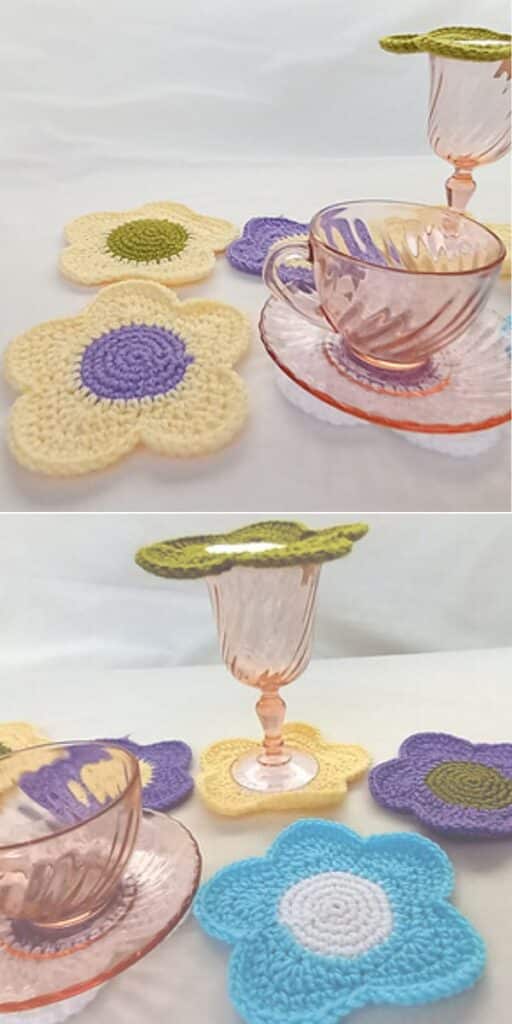 Daisy Flower Coaster