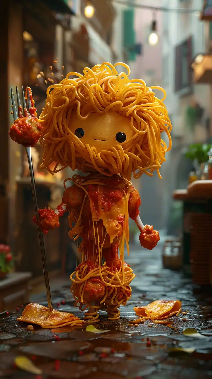 Adorable Food Warriors Created By AI