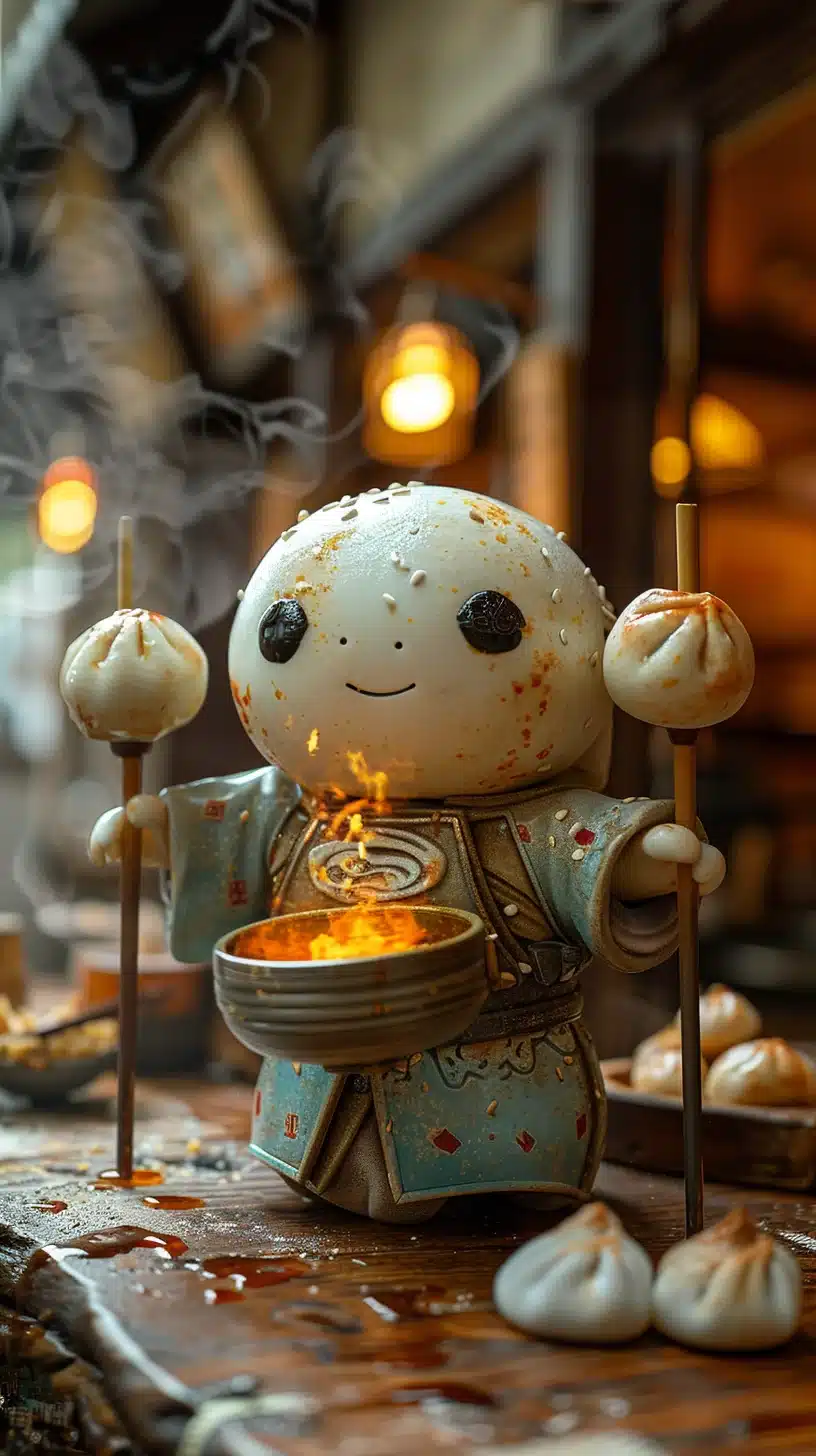 Adorable Food Warriors Created By AI