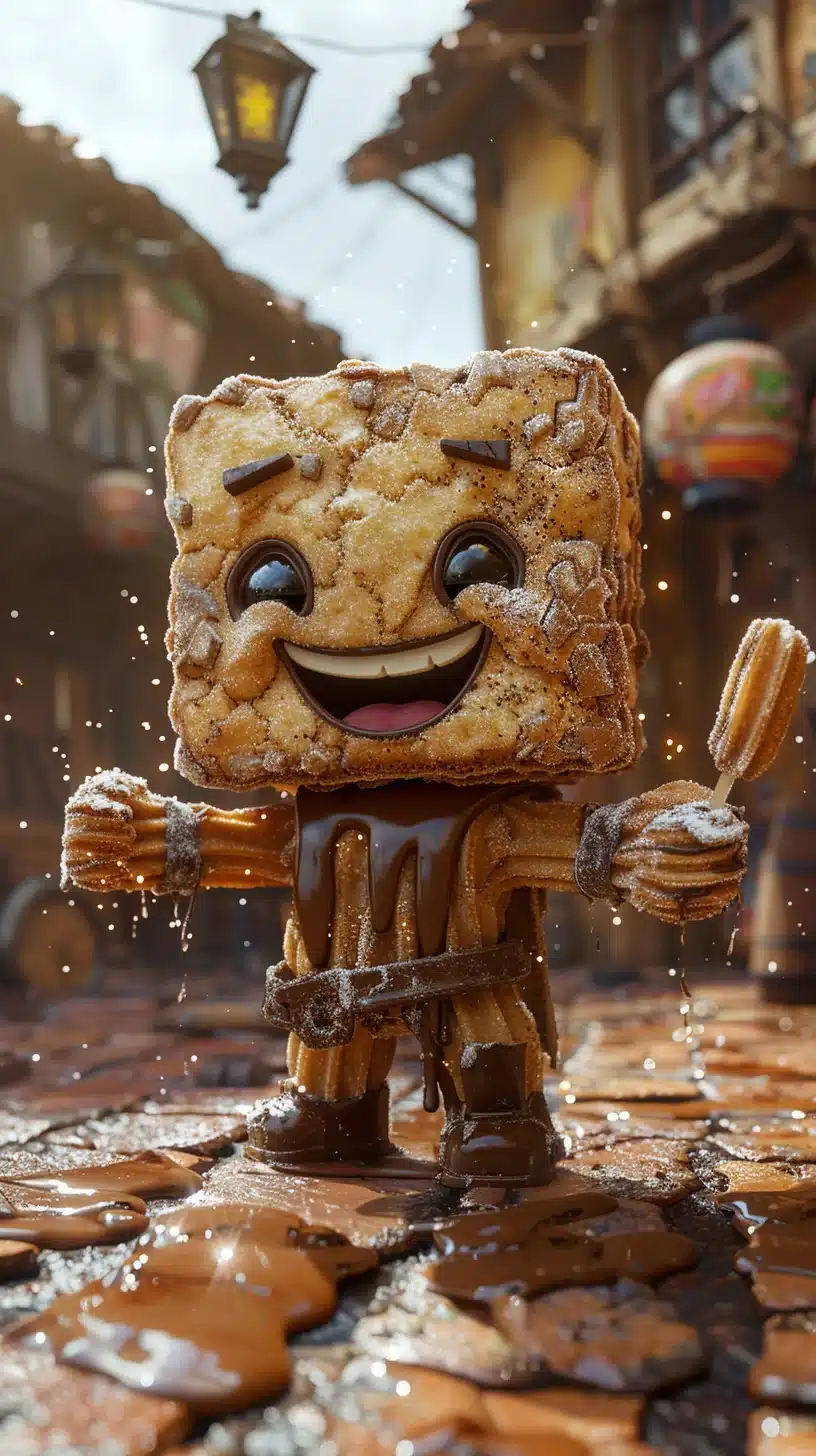 Adorable Food Warriors Created By AI