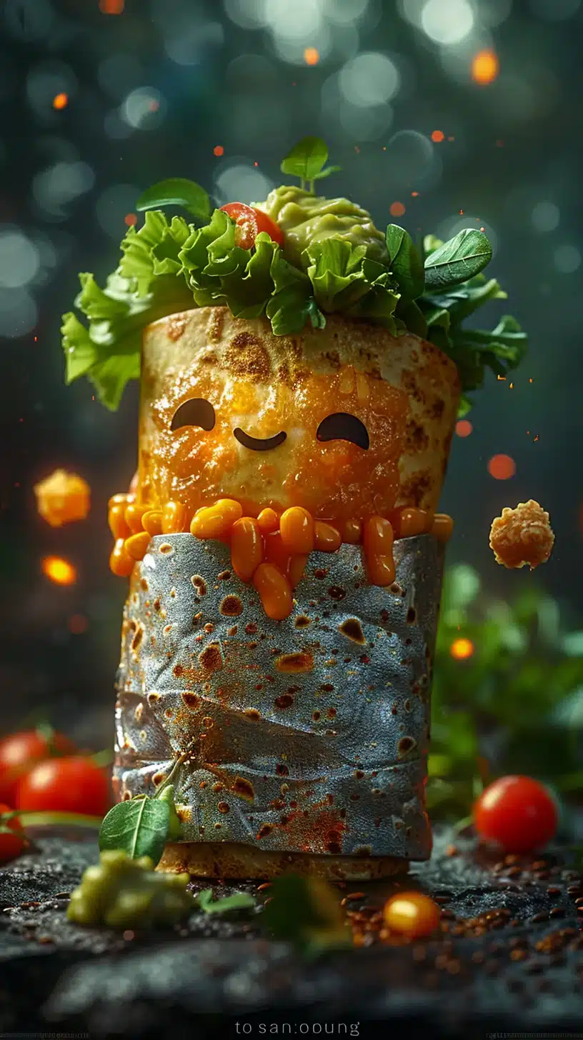 Adorable Food Warriors Created By AI