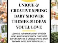 25 Unique and Creative Spring Baby Shower Themes and Ideas