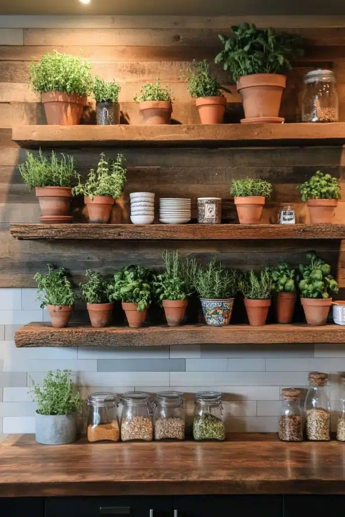 Kitchen Shelf Decor