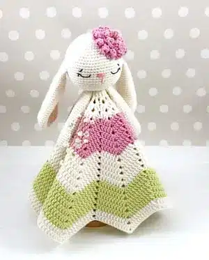 Crochet Bunny Baby Lovey Pattern