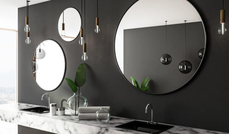 How To Decorate Around A Mirror