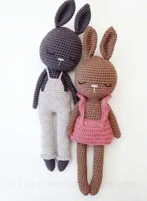 Oscar & Hazel Rabbit Pattern