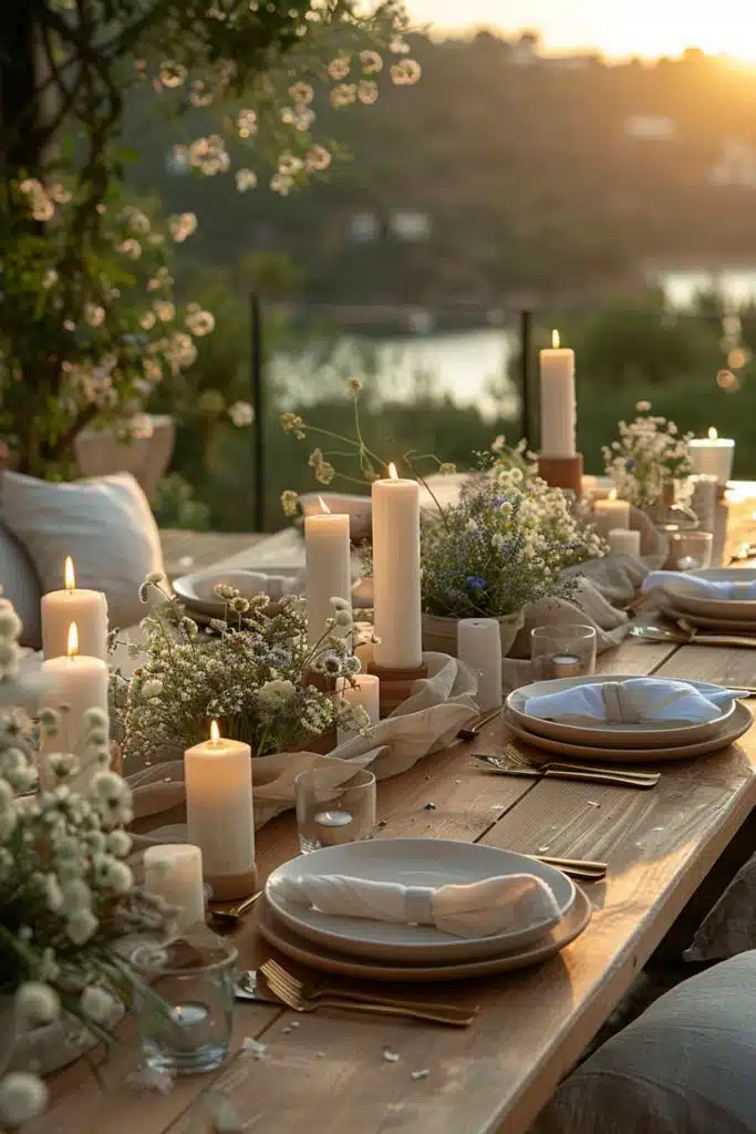 Outdoor Table Decor