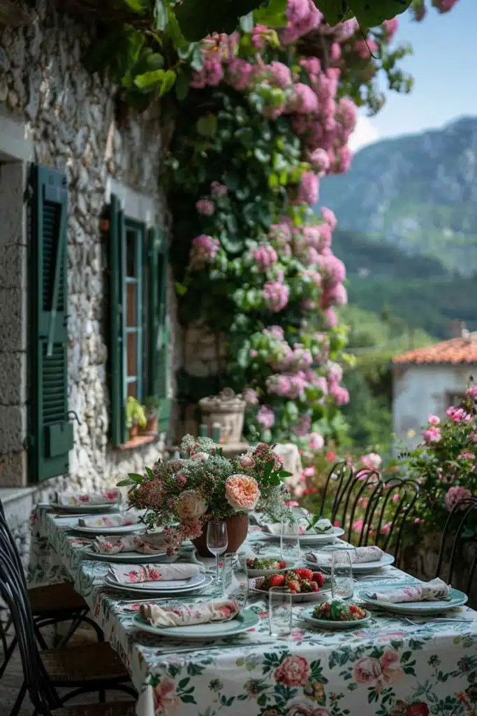 Outdoor Table Decor