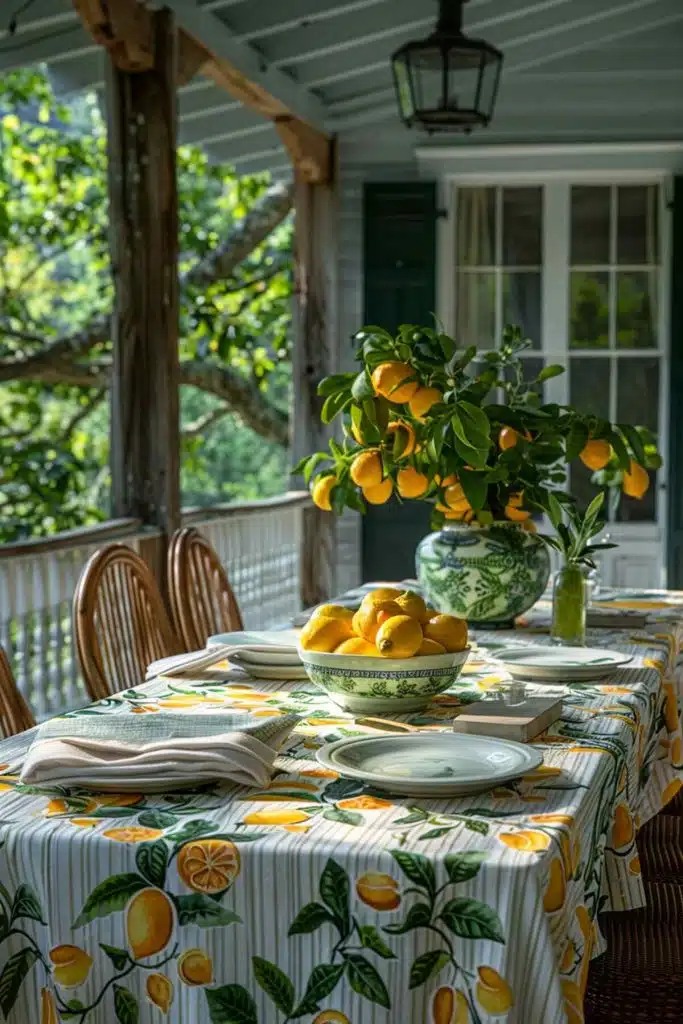 Outdoor Table Decor