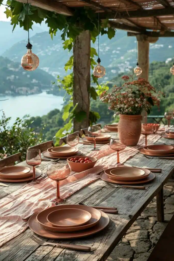 Outdoor Table Decor