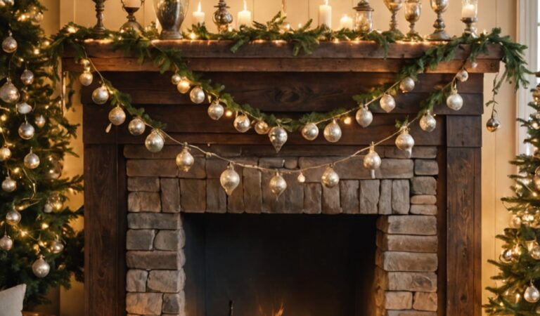 20 Farmhouse Christmas Mantel Decor Ideas