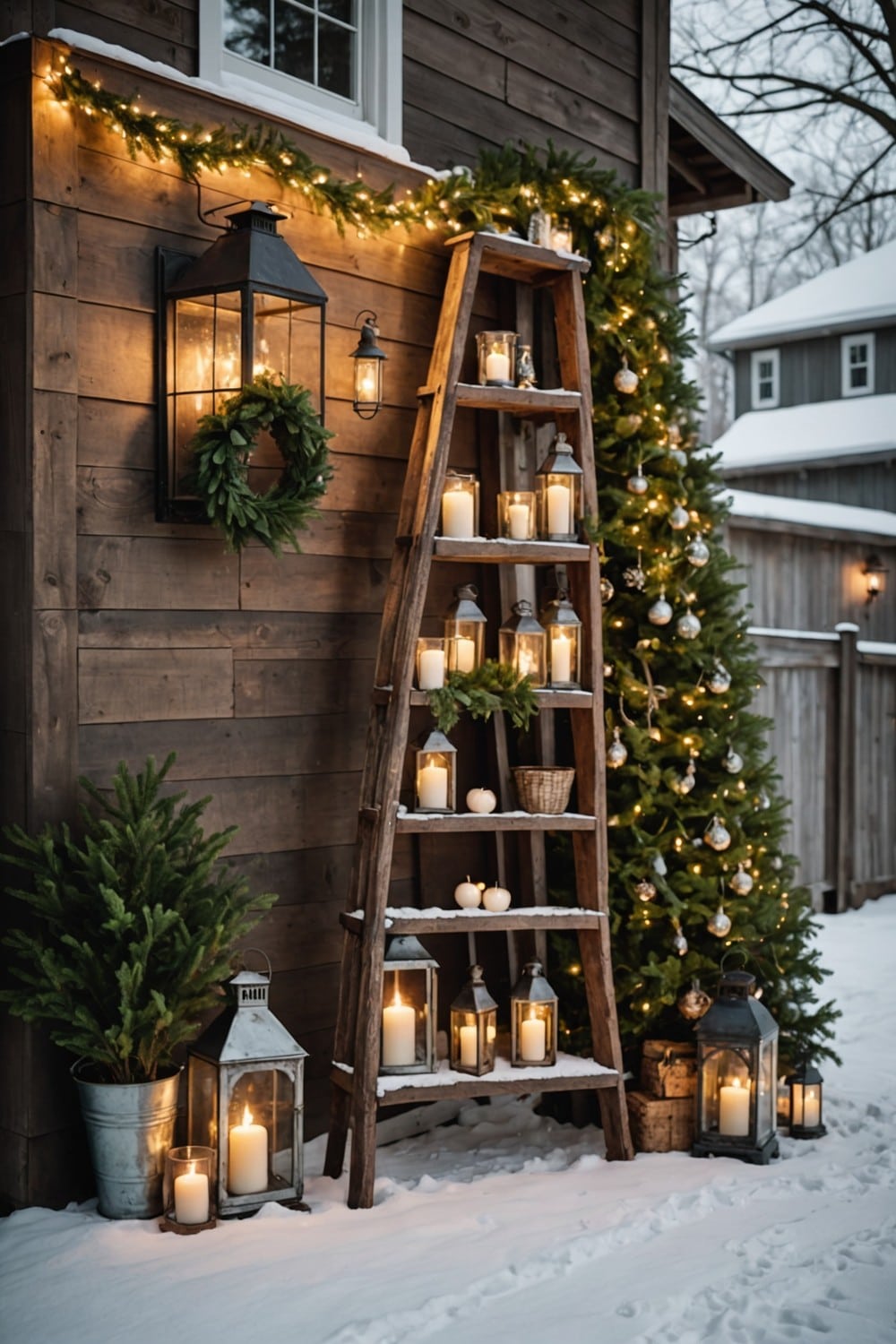 20 Farmhouse Christmas Mantel Decor Ideas