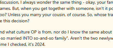 AITA For Telling My Boyfriend I Won't Be Following His Families Traditions?