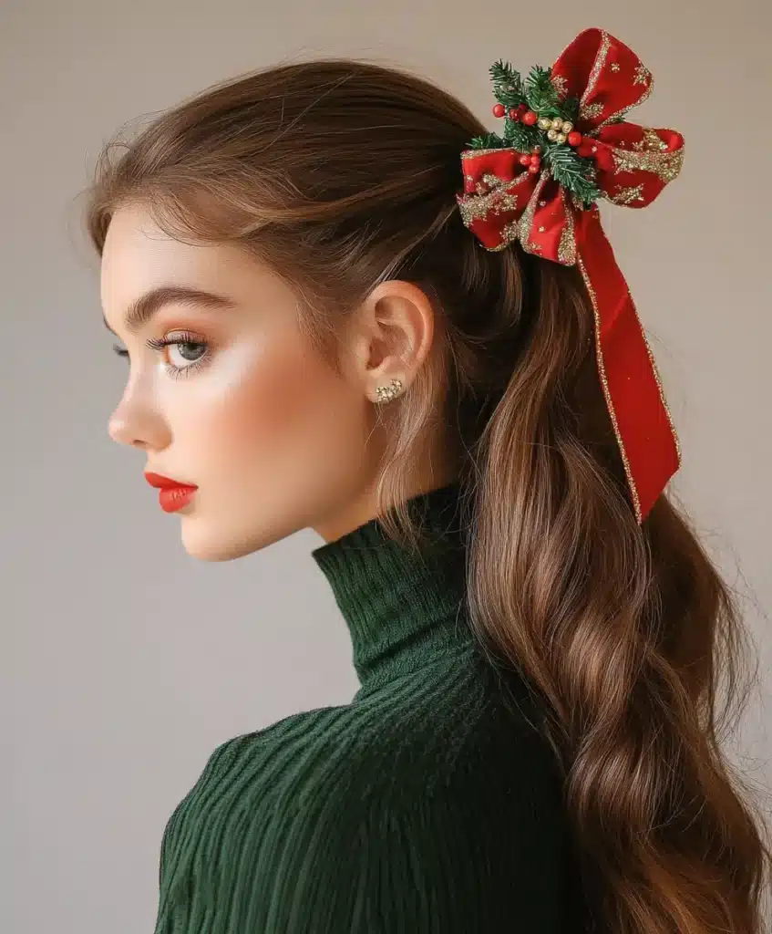 DIY Christmas Hair