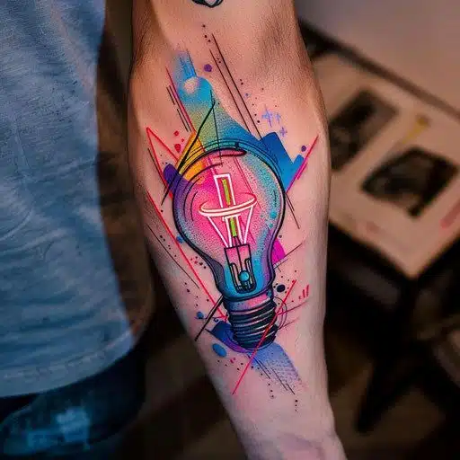 Colorful tattoo ideas for men