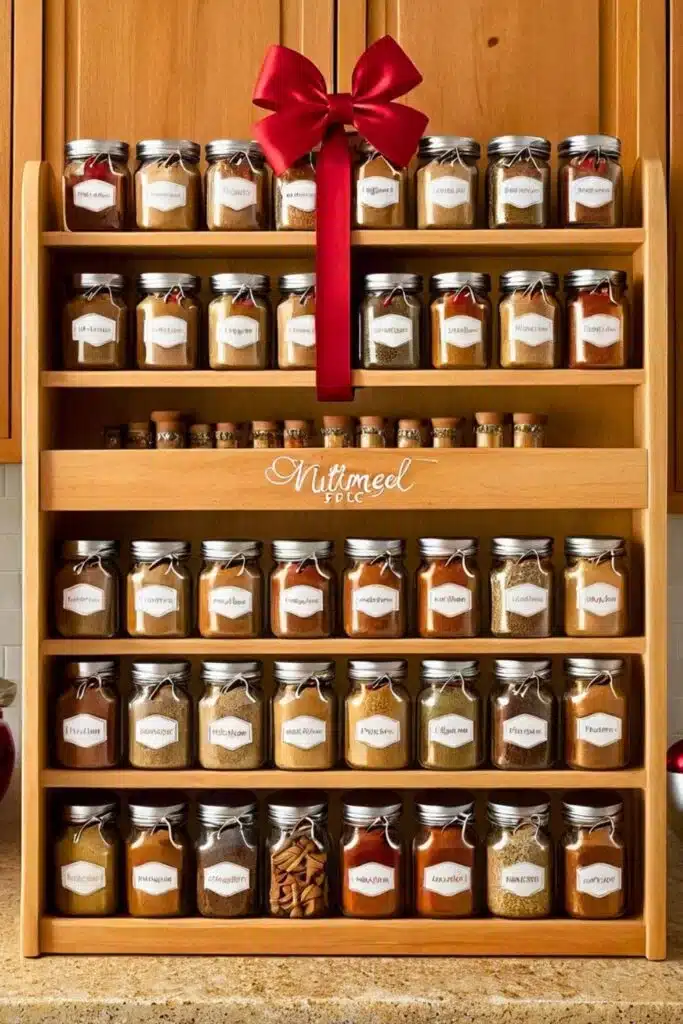 gingerbread Spice Rack kitchen decorating ideas