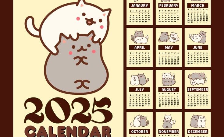 2025’s Cutest Calendars: A Year of Fluffy Friends and Adorable Dates